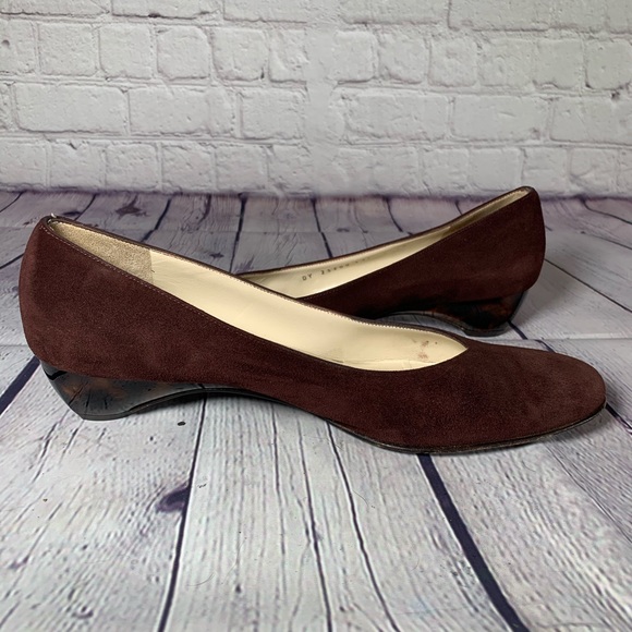 Salvatore Ferragamo Shoes - Salvatore Ferragamo Gensy Suede Wedge